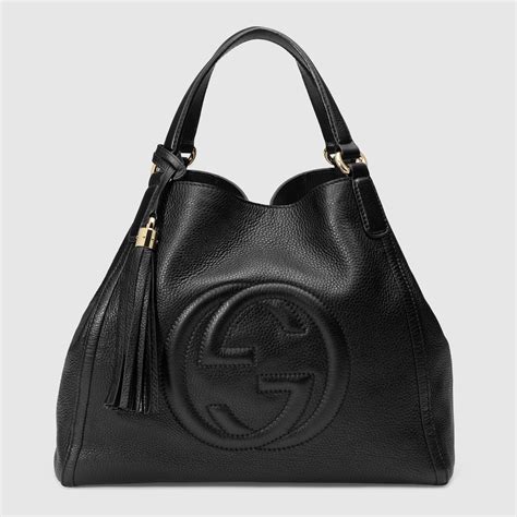 gucci leather soho shoulder bag|Gucci soho small leather bag.